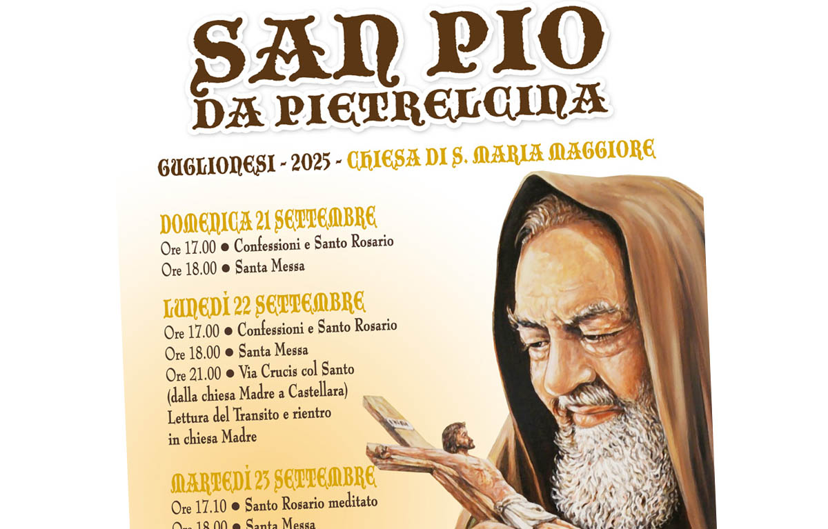 Solennità di San Pio da Pietrelcina (programma dal 21 al 23 settembre)